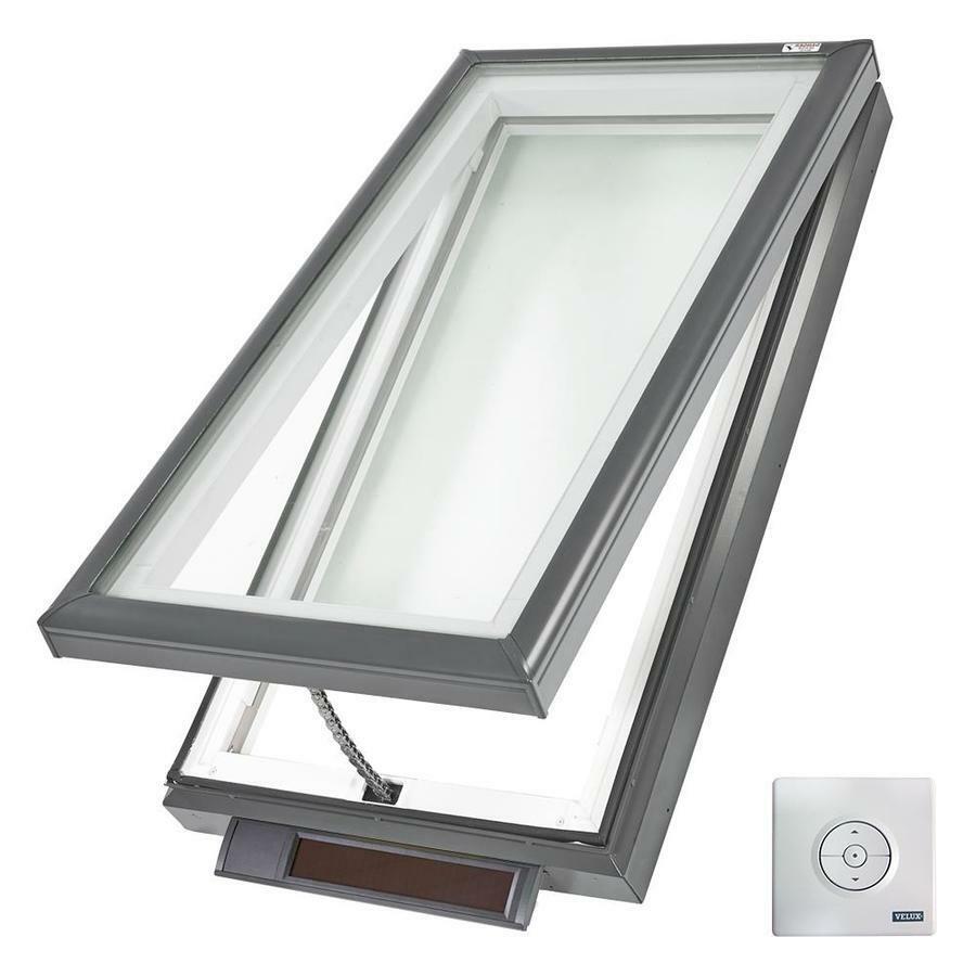 Velux VCS Solar Opening Skylights on Flat Roof